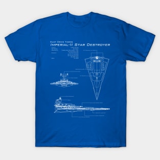 Imperial Star Destroyer Blueprint T-Shirt